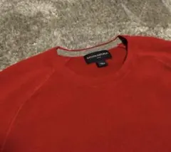 90s バナナリパブリック コットンニット 赤ニット