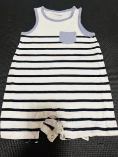 babyGap ストライプロンパース 60