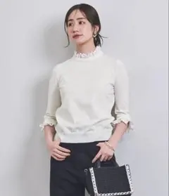 タグ付き ニット