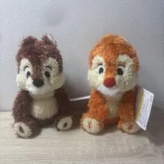 ディズニー　チップとデール　ぬいぐるみ　マスコット