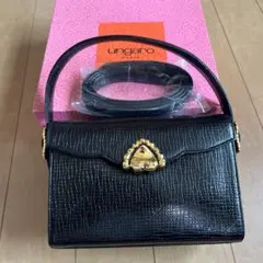 値下げしました‼️Ungaro 牛革ハンドバッグ