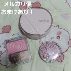 rom&nd　ファンデーション　CANMAKE　チーク　2種