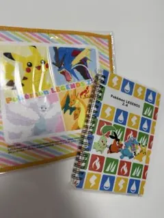 ポケモン　ゲオオリジナルB6ノート　ヤマダデンキオリジナルミニタオル