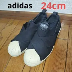 adidas　スニーカー　レディース　24 スリッポン　アディダス