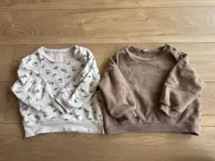 子供服　２枚セット　80 90 恐竜　しまむら