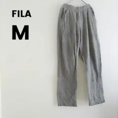 海外古着 FILA フィラ スウェット パンツ M ポケット 裏起毛 あったか