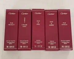 Cartier カルティエ　香水サンプル　5種類セット