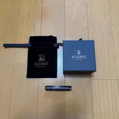 ALEXANDRE DE PARIS 保存袋付き バレッタ リボン ブラック - メルカリ