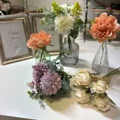 ウェルカムスペース　造花とフォトフレームセット