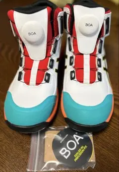 未使用 アシックス 限定カラー CP209 BOA 600 ハバネロ×ホワイト