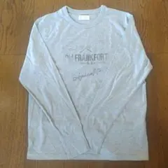 BACK NUMBER 長袖Tシャツ グレー