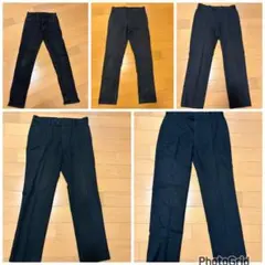 ユニクロ　ヒートテック　暖パン　スラックス5点