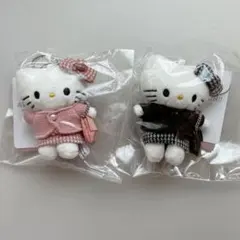 ハローキティ ローリーズファーム トイキーホルダー ツイード2点セット