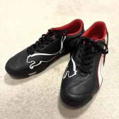 y2k PUMA レザー　メッシュ　スニーカー　ブラック　29.0cm