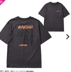 ワークマン 僕のヒーローアカデミア 半袖Tシャツ 爆豪勝己 グレー L ヒロアカ