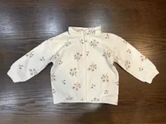H&M 花柄フリースアウター 12-18M