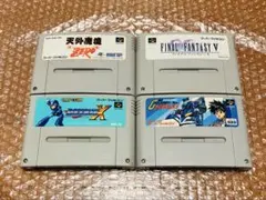 【SFCソフト4本セット・Nintendo Super Famicom】xk