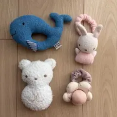 familiar・bebe＊ラトル4点セット