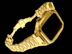 アップルウォッチカスタムメタルカバーバンド　Apple WatchケースベルトG