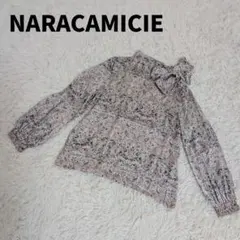 A.P.C. シルク100% 総柄ブラウス M フランス製 長袖 上品 - メルカリ