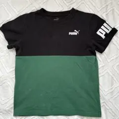 PUMA Tシャツ 黒/緑 150サイズ