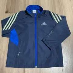 adidas　アディダス　ウィンドブレーカー　110 120　ネイビー　キッズ
