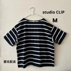 studio CLIP ボーダー 半袖 Tシャツ Mサイズのサムネイル