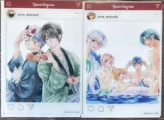 【希少品】暁のヨナ　原画展　SNS風カード　2点セット