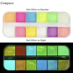 【即日発送】蓄光パウダー★蛍光 光るスライム作りに ネイル UVレジン