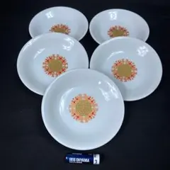 値引き特価　丹羽陶園　銘々皿5枚セット　中華丸皿　小皿　使いやすくて便利　02