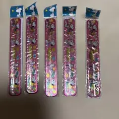 スヌーピー リフレクター ミニキャッチバンド 5本セット