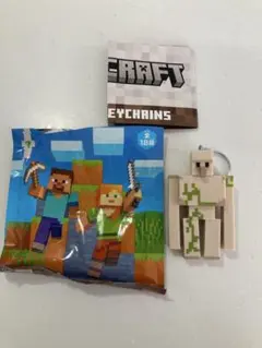 新品未使用 開封済 マインクラフト フィギュアキーチェーン アイアン