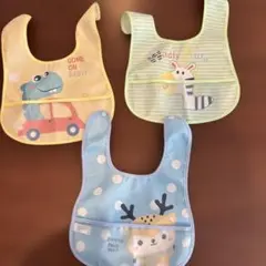 子供用お食事エプロン3点セット