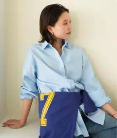 スローブイエナ　綿麻レギュラーシャツ