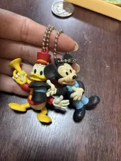 ミッキー&ドナルド キーホルダー 2体セット