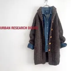 URBAN RESEARCH ペルーローゲージニットカーディガン