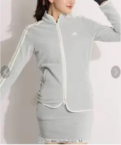 アディダスゴルフ スリーストライプスフリースセットアップ