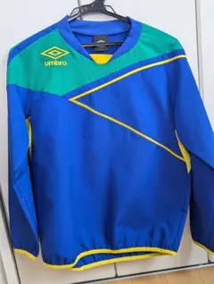 umbro ピステ 長袖 青/緑/黄 サッカー