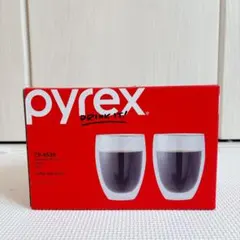 新品 パイレックス ダブルウォールグラス 350ml 2個セット 耐熱