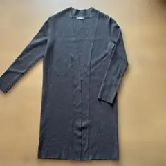 セオリーリュクス　コーディガン　カーキ　ニットロングカーディガン