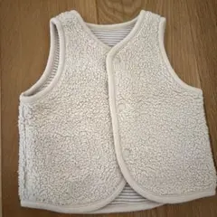 UNIQLO ベビーベスト 60サイズ ボア素材