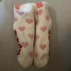 HELLO KITTY ハート柄ソックス ホカロン靴下