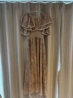 MAJESTICLEGON オフショル風ロングワンピース