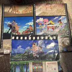 1番くじ　クレヨンしんちゃんなつかシネマズ　D賞ビッグタオル　G賞2枚