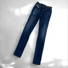 DIESEL Skinzee スキニーデニム ダメージ加工 サイズ24 （a3のサムネイル