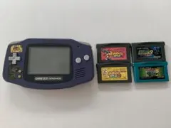 ゲームボーイアドバンス 本体とソフト4本セット