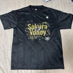 Sakura Volley 2025 黒 Tシャツ 30周年