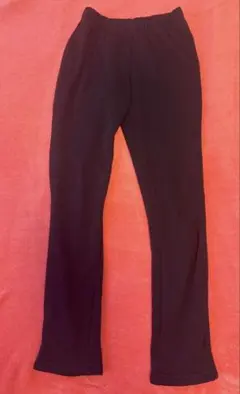 未使用 ブラックパンツ パギンス L 黒 パンツ あったか ボトムス ズボン