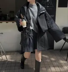 willfully キルティング　レイヤードコート