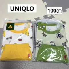 【新品】UNIQLO こぐまちゃん　ミッフィ　ドライパジャマ　100 半袖